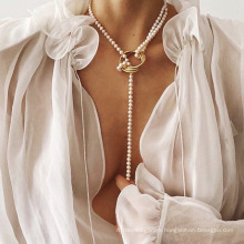 Fancy New Design Fashion Jewellery Women Pendant Necklace Pearl Necklace Women Jewelry